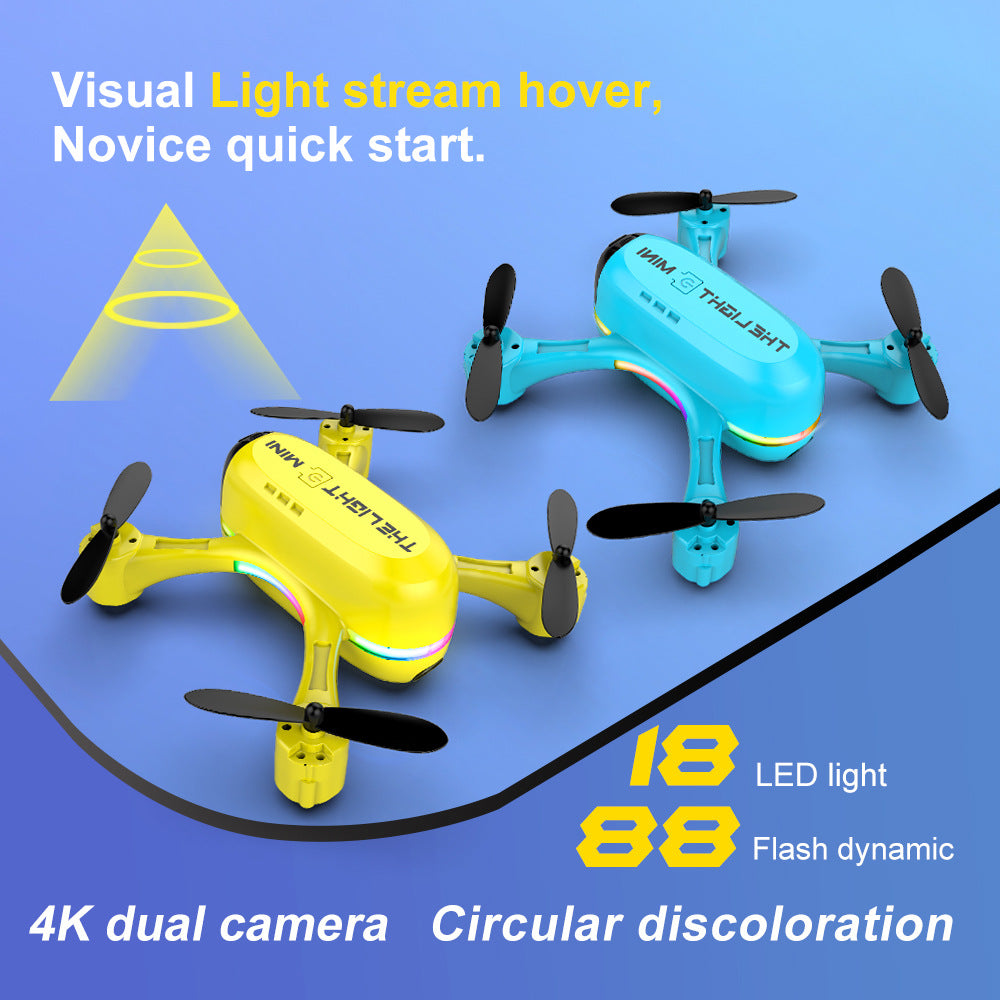 V6 Drone - Mini UAV Drone Aerial Photography 4K HD Dual Camera Remote Control Aircraft Optical Flow Positioning Quadcopter 8 V6 Drone, jthzijsht inii 7lhe