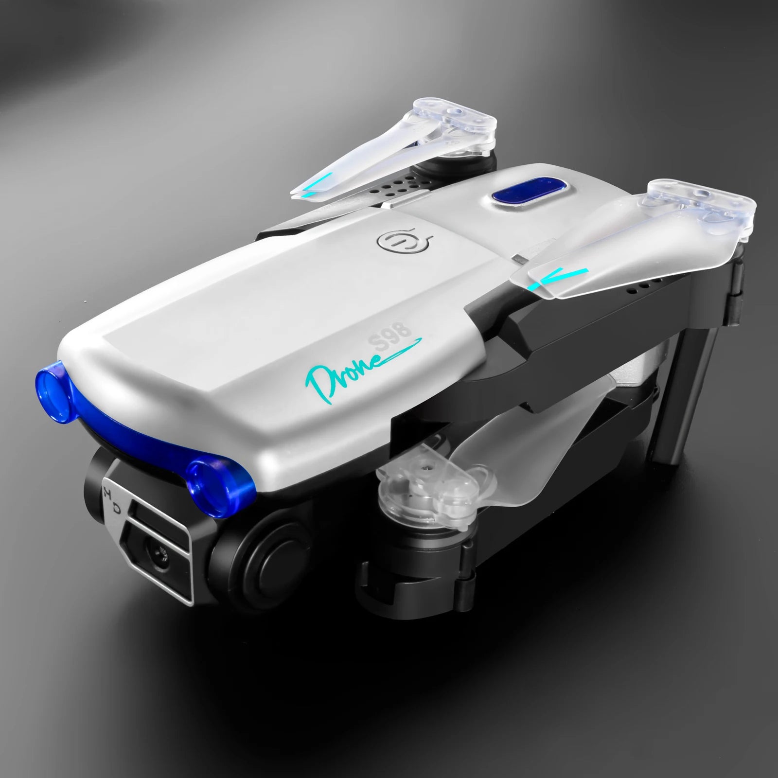 S98 Drone - كاميرا مزدوجة 4K 1080P واي فاي HPV ارتفاع عقد RC قابلة للطي كوادكوبتر درون Rc هليكوبتر بدون طيار هدية اللعب 57 S98 Drone, kbdfa aerial photography s98 is a