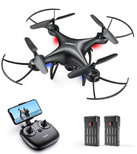 Potensic Upgraded A20 Mini Drone - Easy to Fly Even to Kids and Beginners, RC Helicopter Quadcopter with Auto Hovering, Headless Mode, 3 Batteries and Remote Control, Gift Choice for Boys and Girls 22 Potensic Upgraded A20 Mini Drone, -with more fun functions like headless mode, 3 speeds adjustable