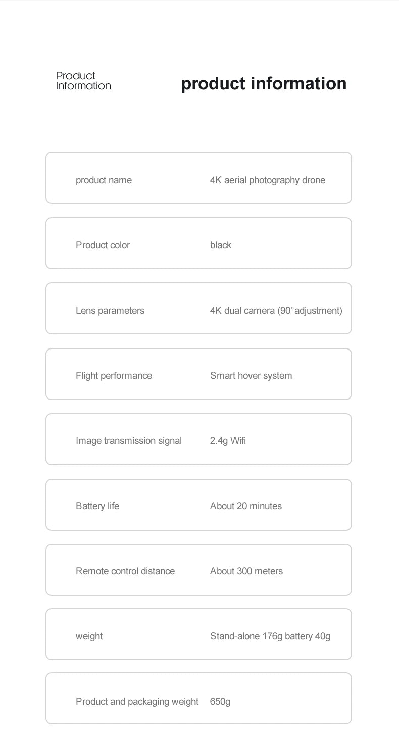 S8000 Drone, drone flight performance smart hover system image transmission signal 2.4g wifi battery