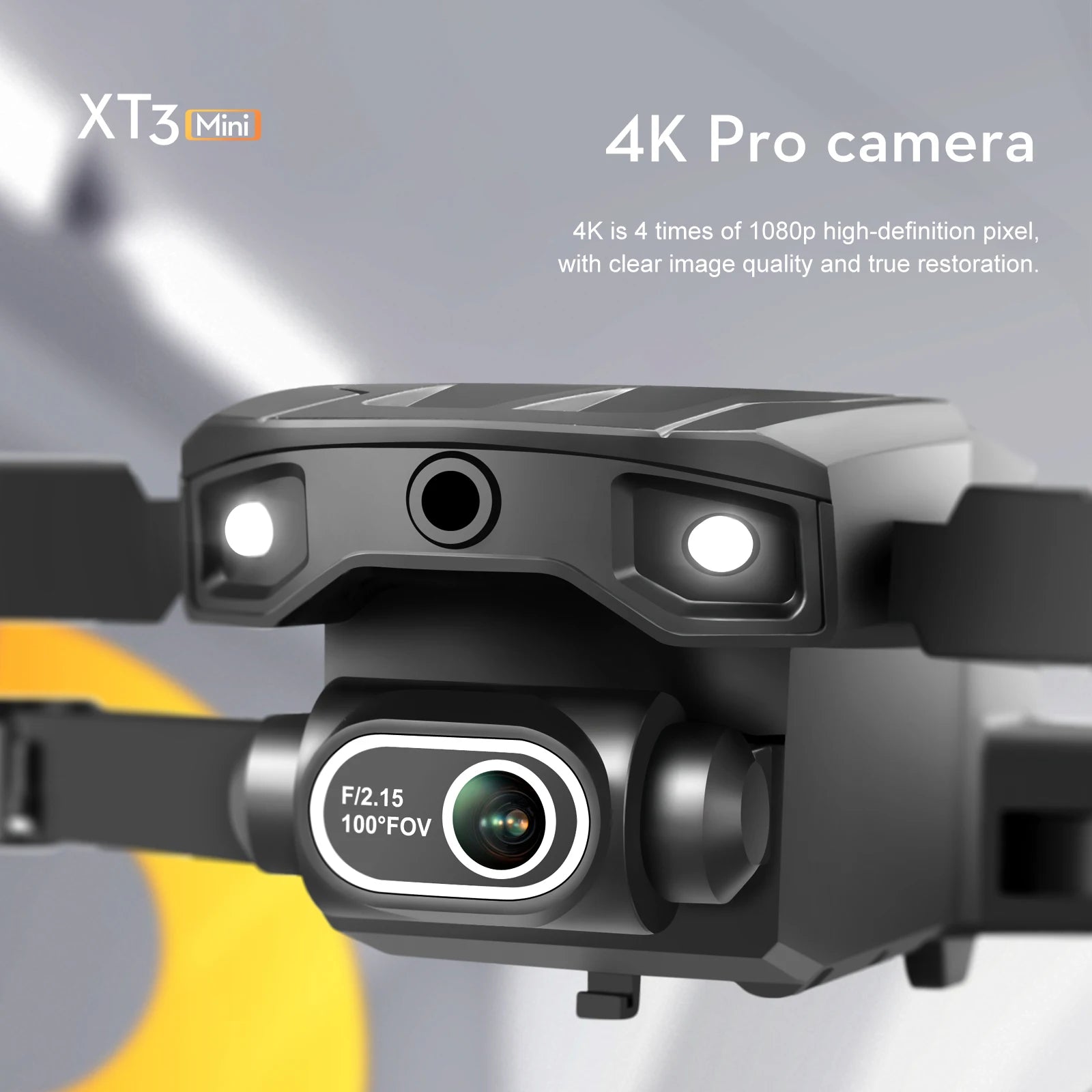 XT3 Drone - كاميرا مزدوجة 4K لتجنب العوائق، تحديد موضع التدفق البصري، طائرة كوادكوبتر قابلة للطي، هدايا 29 XT3 Drone - 4