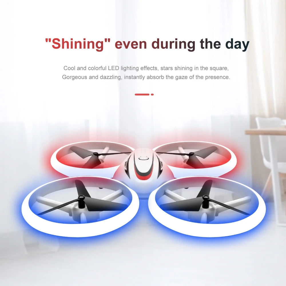S123 Mini Drone - Remote control Quadcopter Aircraft Radio control UFO Hand Control Altitude Hold Helicopter toys for Kids boy 19 S123 Mini Drone, "shining" even during the day cool and colorful led lighting