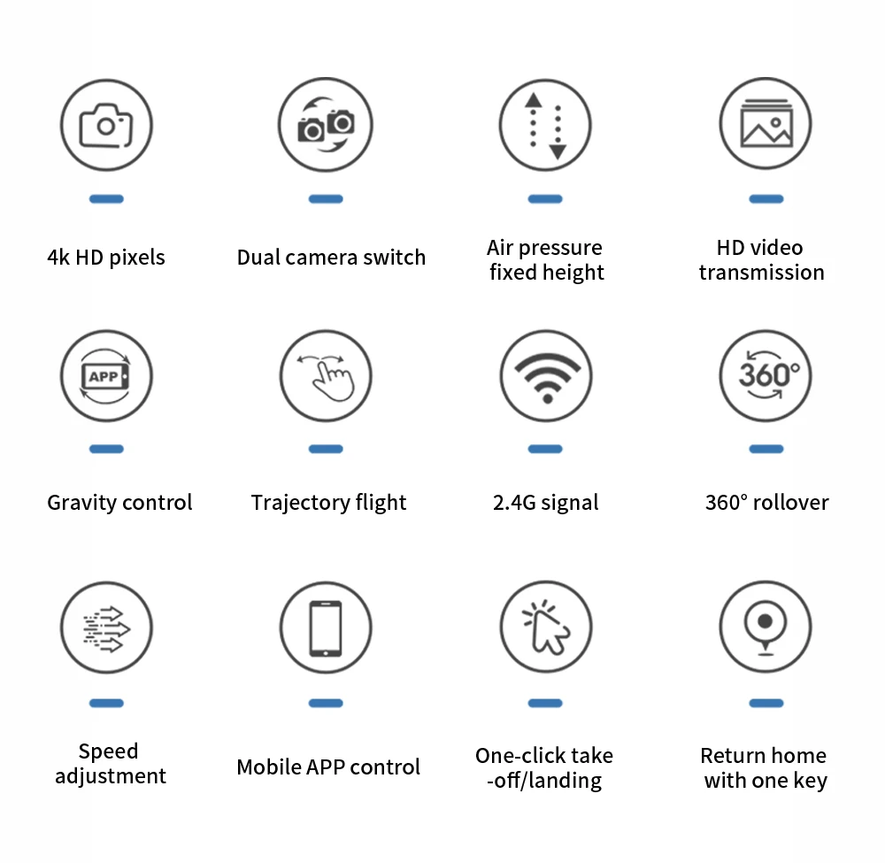 KBDFA E88 Pro Drone - 2023 New WIFI FPV Drone With Wide Angle HD 4K 1080P Camera Height Hold RC Foldable Quadcopter Drones Kid Gift Toys 35 KBDFA E88 Pro Drone, 0 4k hd pixels dual camera switch air pressure