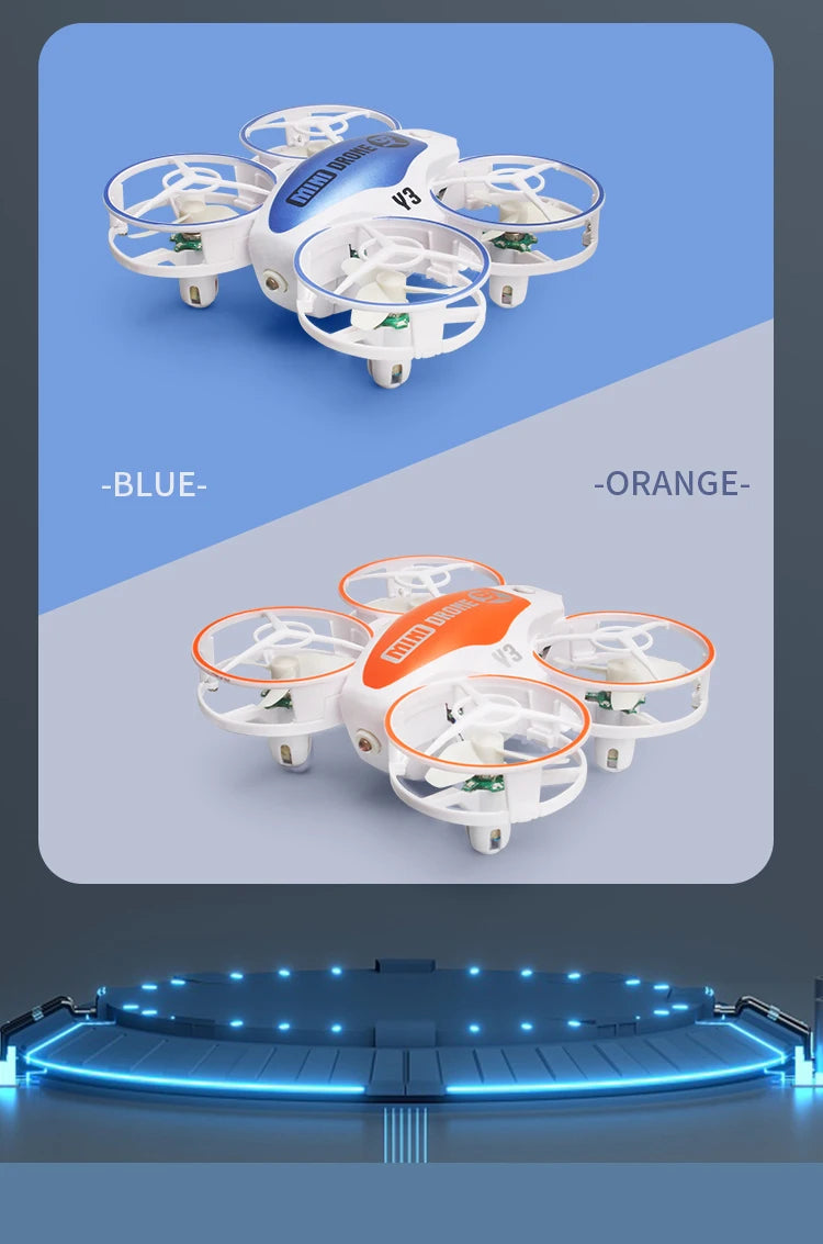 y3 mini ufo quadcopter with lights 