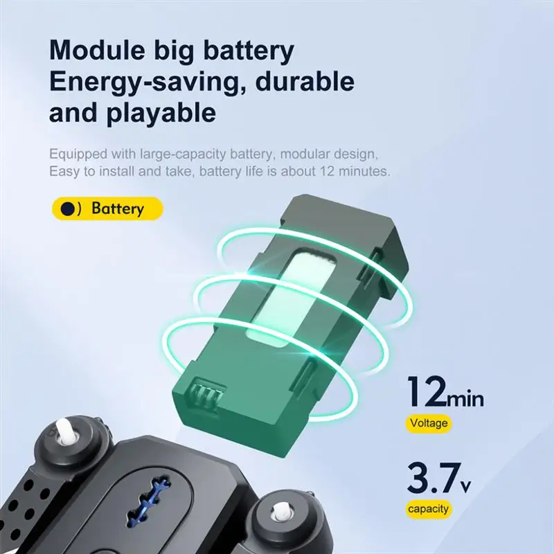 KY910 Mini Drone - 2024 New 4K Professional HD Dual Camera 2.4G Wifi FPV Foldable RC Quadcopter Aerial Photography Aircraft 27 KY910 Mini Drone, module big battery energy-saving; durable and playable equipped with large