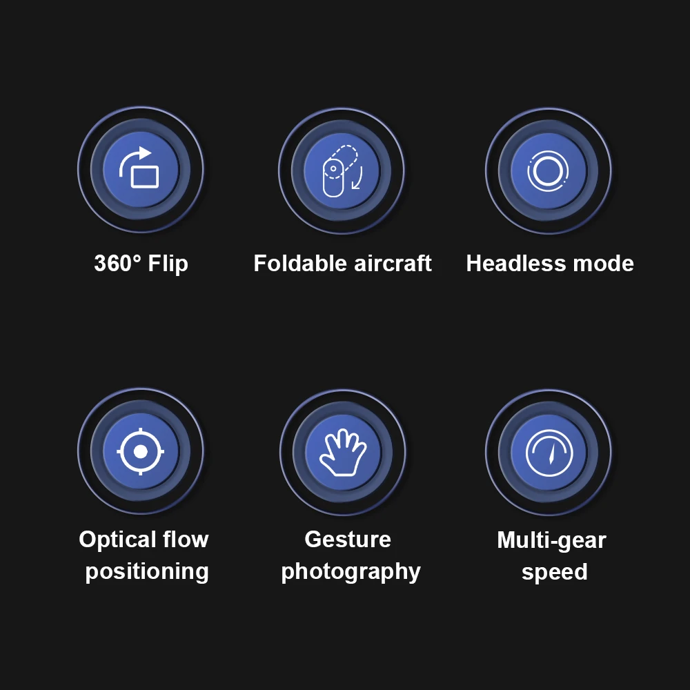 طائرة بدون طيار KBDFA F191 - 4K HD WIFI FPV 1080P كاميرا ارتفاع قابلة للطي كوادكوبتر درون Rc هليكوبتر بدون طيار لعبة هدية 29 KBDFA F191 Drone, 3609 flip foldable aircraft headless mode optical flow gesture multi-