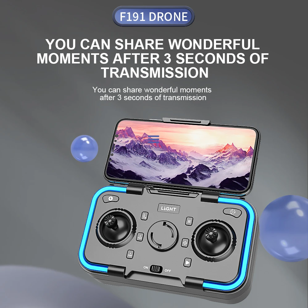 طائرة بدون طيار KBDFA F191 - 4K HD WIFI FPV 1080P كاميرا ارتفاع قابلة للطي كوادكوبتر درون Rc هليكوبتر بدون طيار لعبة هدية 41 KBDFA F191 Drone, drone you can share wonderful moments after 3 seconds of transmission 0f