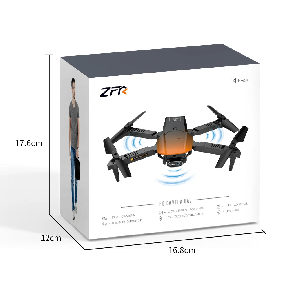 طائرة بدون طيار KBDFA F191 - 4K HD WIFI FPV 1080P كاميرا ارتفاع قابلة للطي كوادكوبتر درون Rc هليكوبتر بدون طيار لعبة هدية 51 KBDFA F191 Drone, 14+ages ztt 17.6cm ua