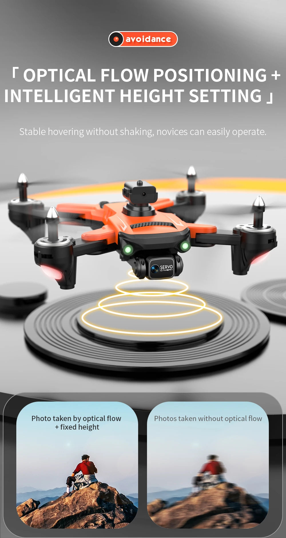 XS011 Drone, avoidance t optical flow positioning intelligent height setting ] stable hover