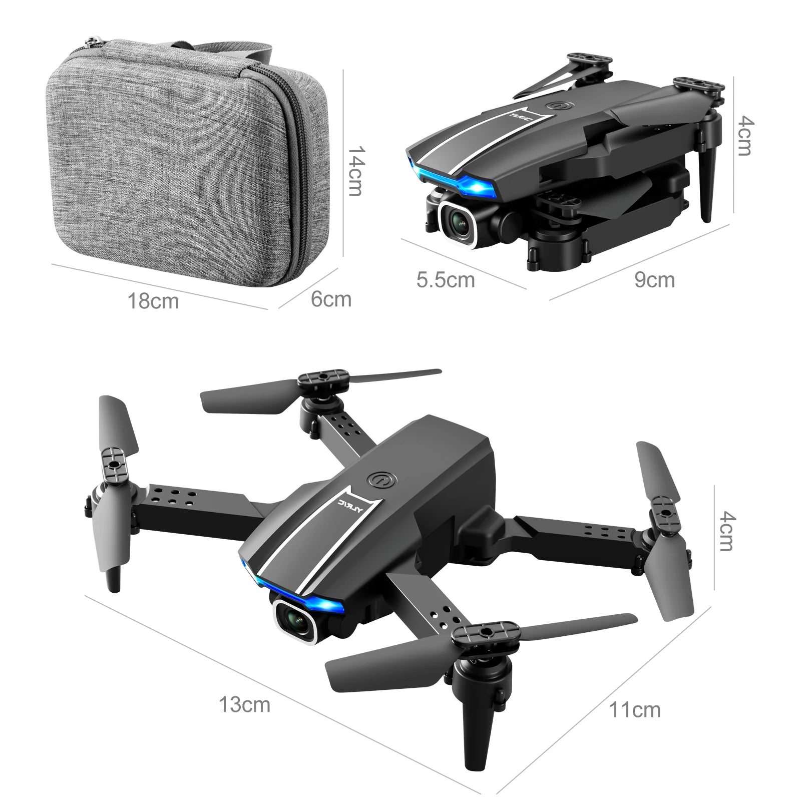 KBDFA S65 4K Mini Drone - HD WIFI FPV 1080P ارتفاع الكاميرا مع تثبيت RC قابلة للطي كوادكوبتر درون Rc هليكوبتر بدون طيار لعبة هدية 49 KBDFA S65 4K Mini Dr