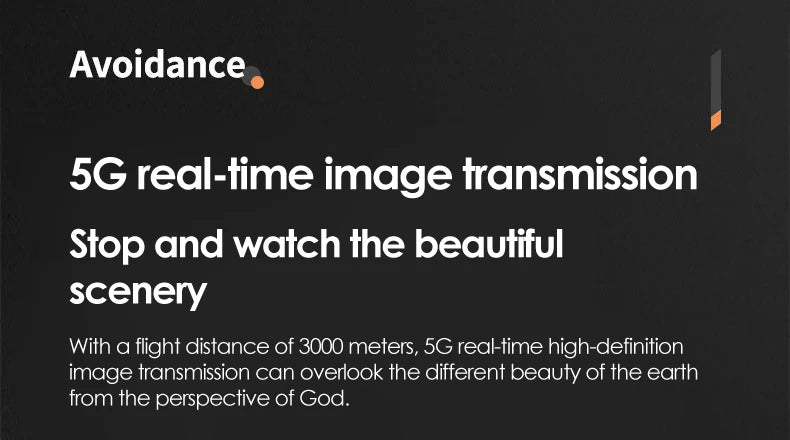 Dron 5G GPS Drone, avoidance 5g real-time image transmission stop and watch the beautiful