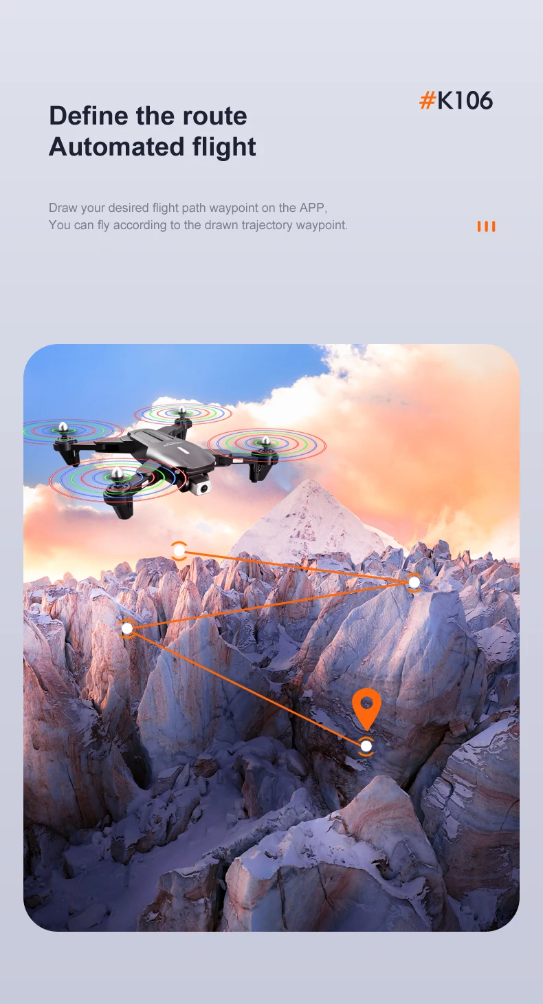 K106 Drone, #k1o6 define the route automated flight draw your desired flight