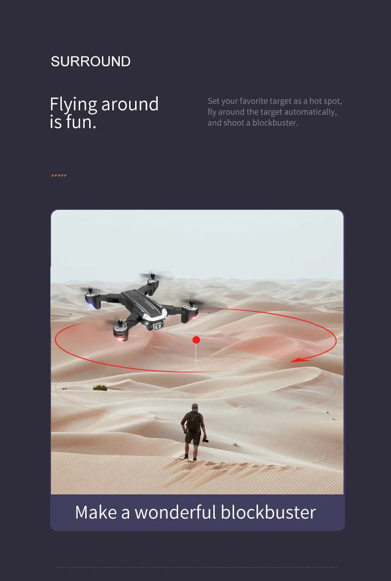 A11 Drone, make a wonderful blockbuster by flying around your favorite target 