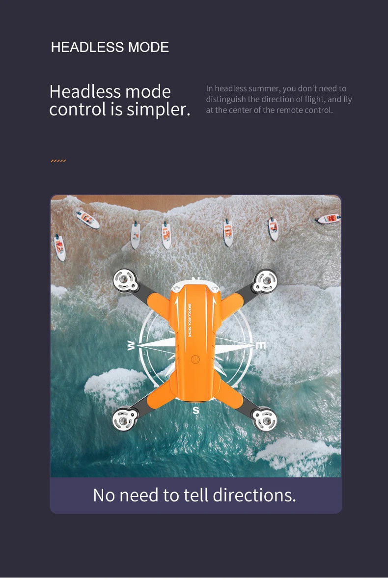 A11 Drone, headless mode in headless summer is simpler . no need to