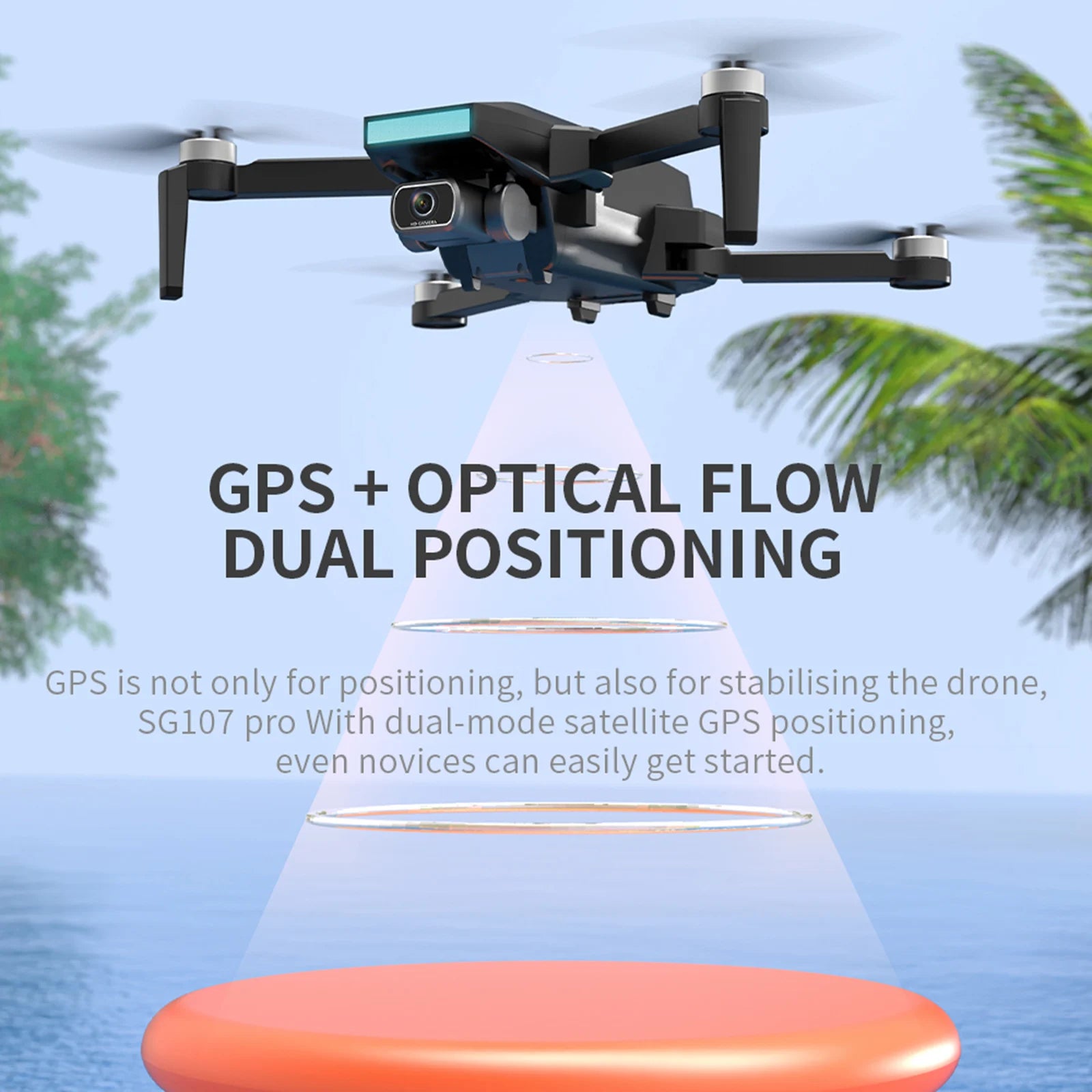 ZLL SG107 Pro Drone - GPS 4K HD كاميرا مزدوجة FPV محرك بدون فرشاة RC كوادكوبتر 1200 متر مسافة التحكم عن بعد للأولاد والبالغين 13 ZLL SG107 Pro Drone, GPS + OPTICAL FLOW DUAL POSITIONING