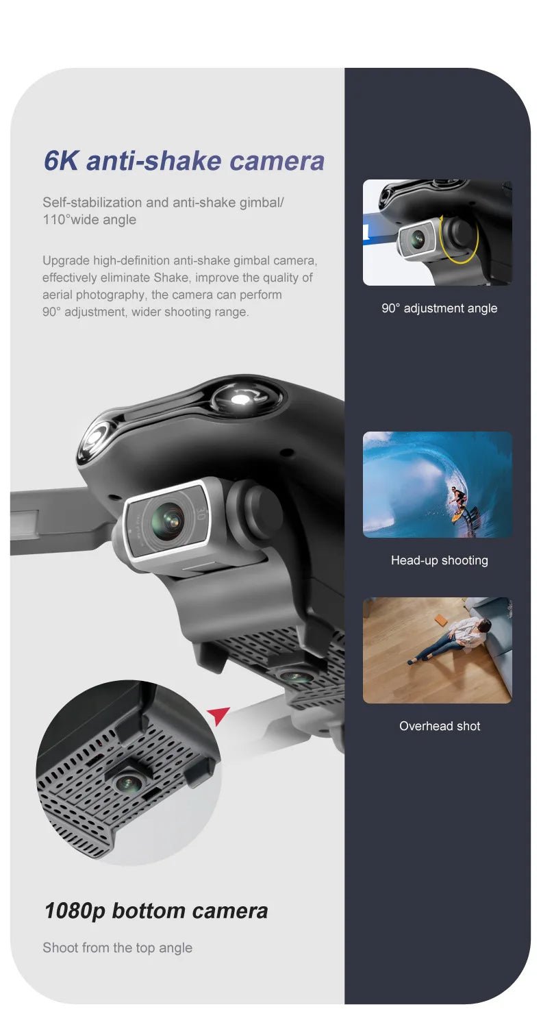 F9 drone, 6k anti-shake camera self-stabilization gimbal
