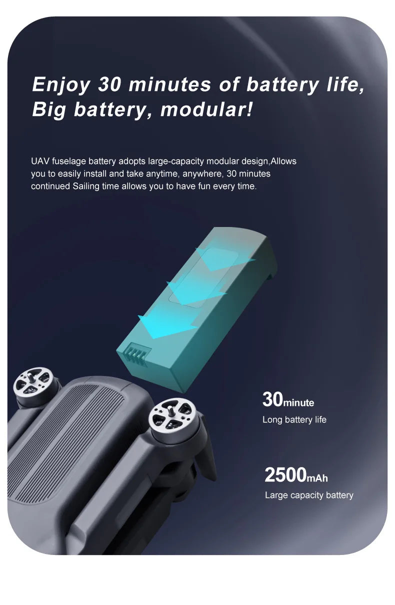 F9 drone, uav fuselage battery adopts large-capacity