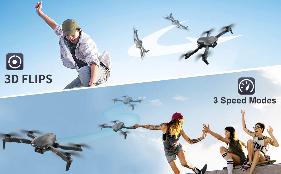 app/ voice control, 3d flips, gravity sensor mode and