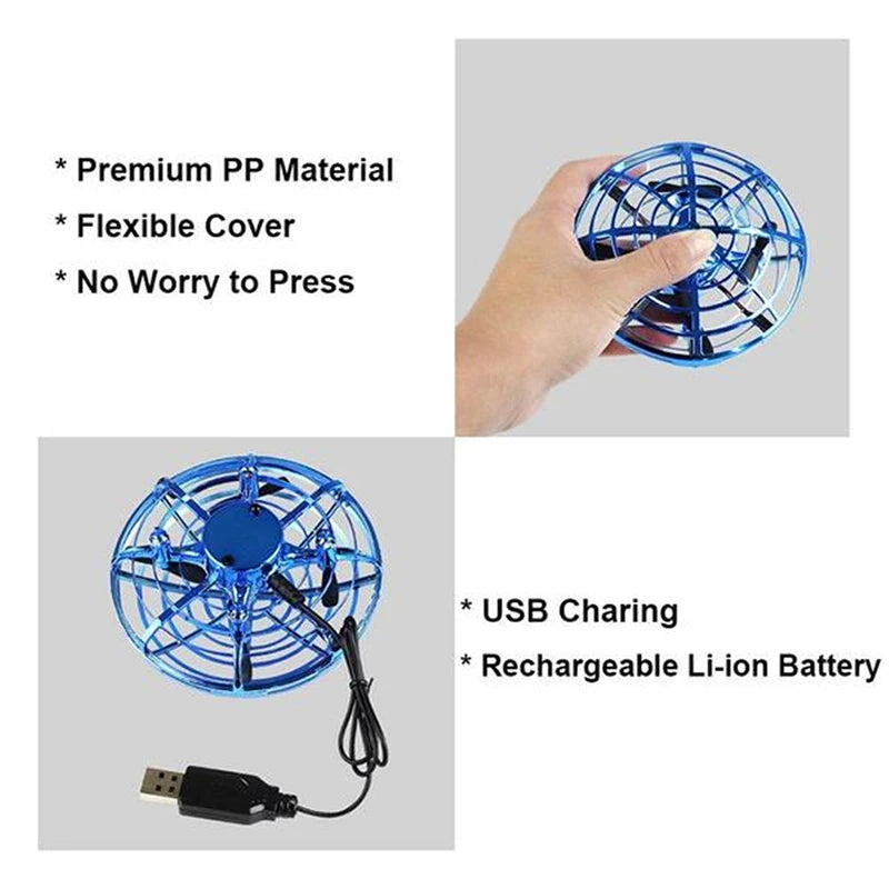 UFO Drone, premium pp material flexible cover no worry to press usb char