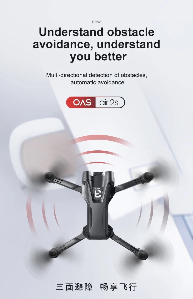 QJ Z908 Drone, new understand obstacle avoidance, understand you better multi-directional detection of