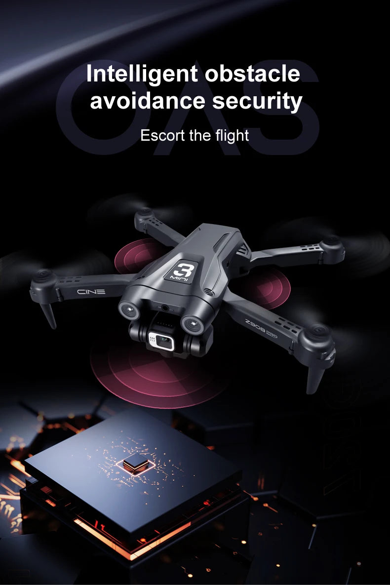 QJ Z908 Drone, intelligent obstacle avoidance security escort the flight ci