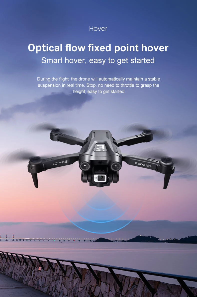 QJ Z908 Drone, drone will automatically maintain a stable suspension in real time . easy