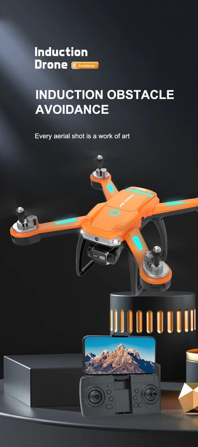 A19 Pro Drone, induction drone avoidance every aerial shot is a work of art