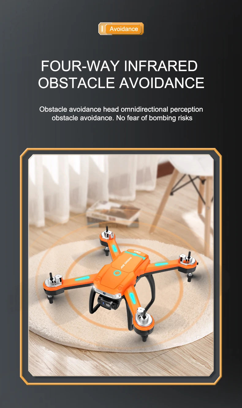 A19 Pro Drone, four-way infrared obstacle avoidance head omnidirectional