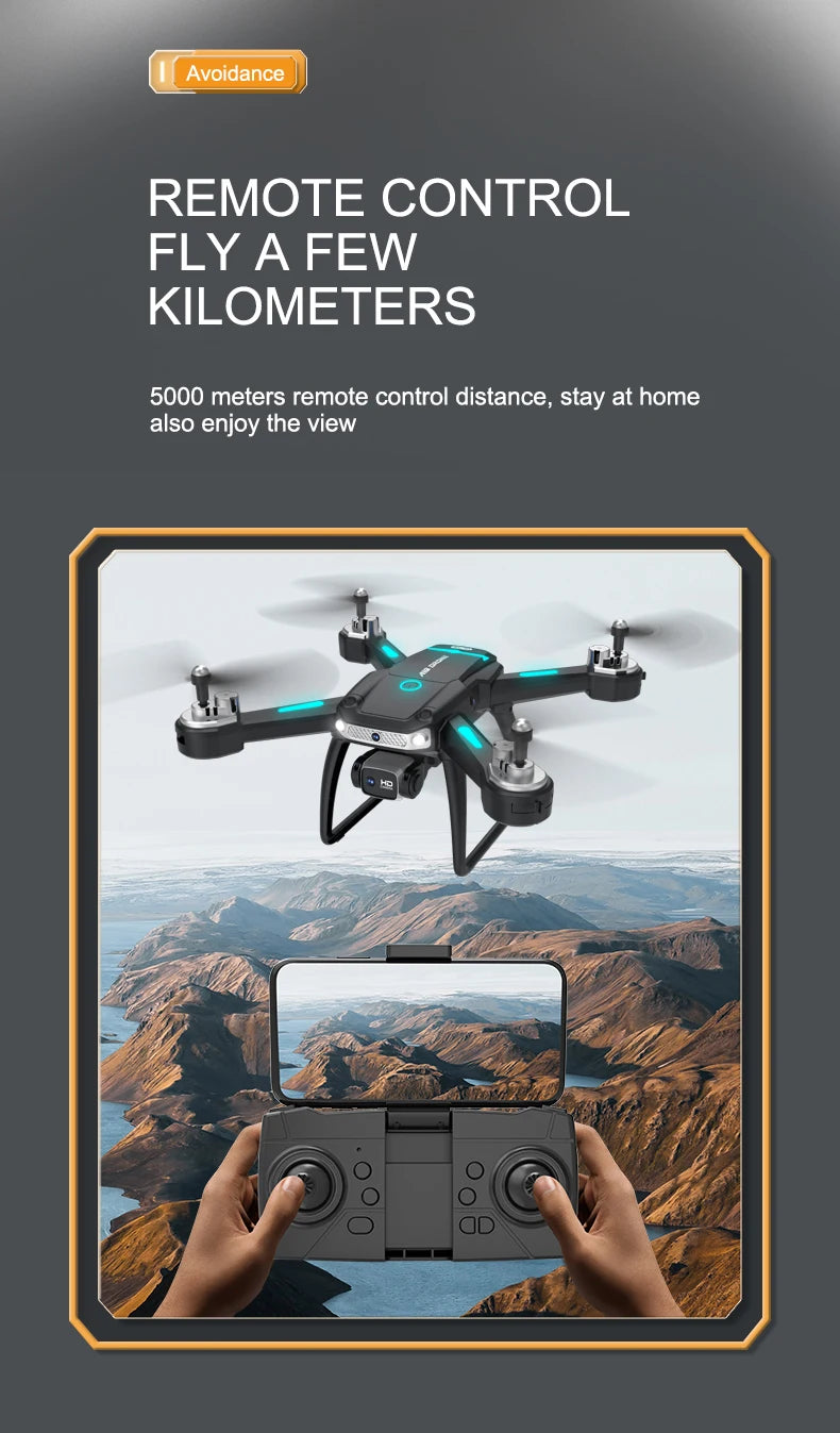 A19 Pro Drone, avoidance remote control fly a few kilometers 5000 meters remote control