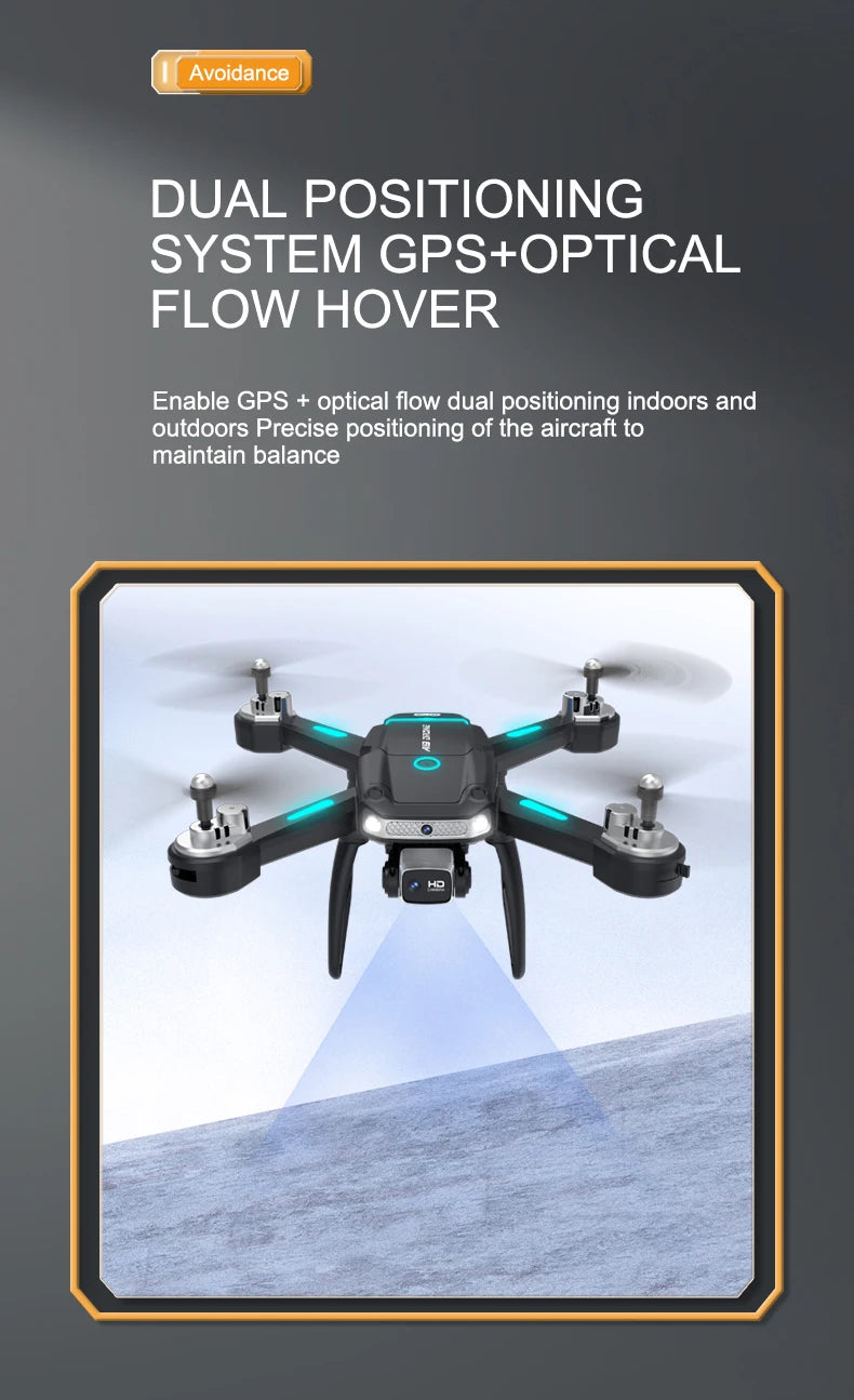 A19 Pro Drone, avoidance dual positioning system gps+optical flow hover