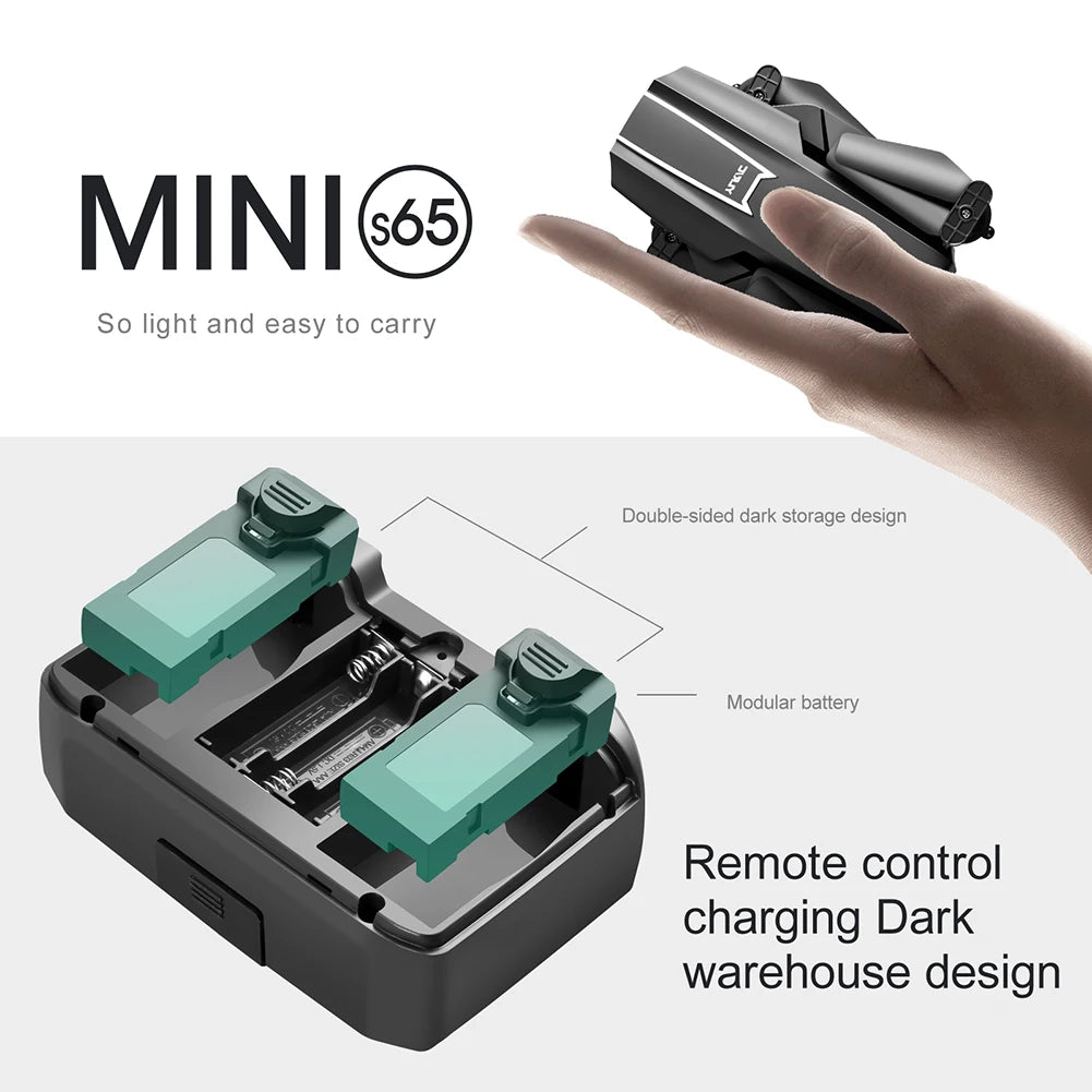 YLRC S65 Drone, minig65 so light and easy to carry double-sided dark storage