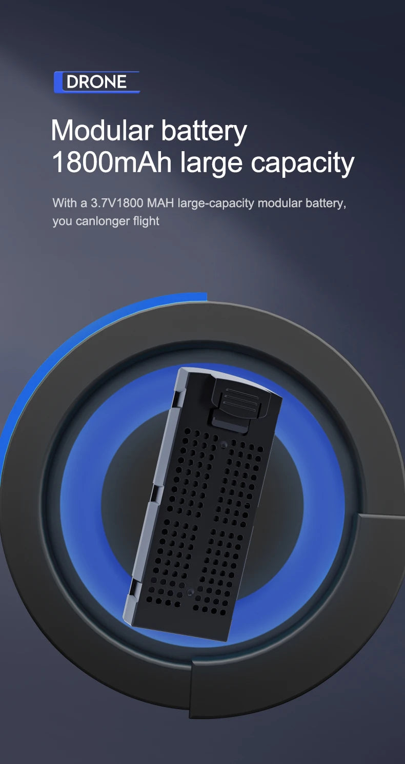 S172 Max Drone, modular battery 180omah large capacity with a 3.7