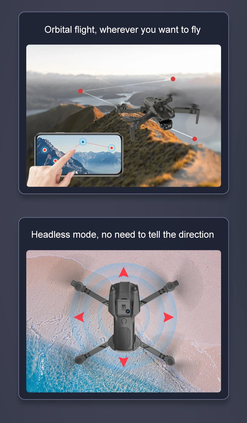 S172 Max Drone, orbital flight; wherever you want to fly headless mode .