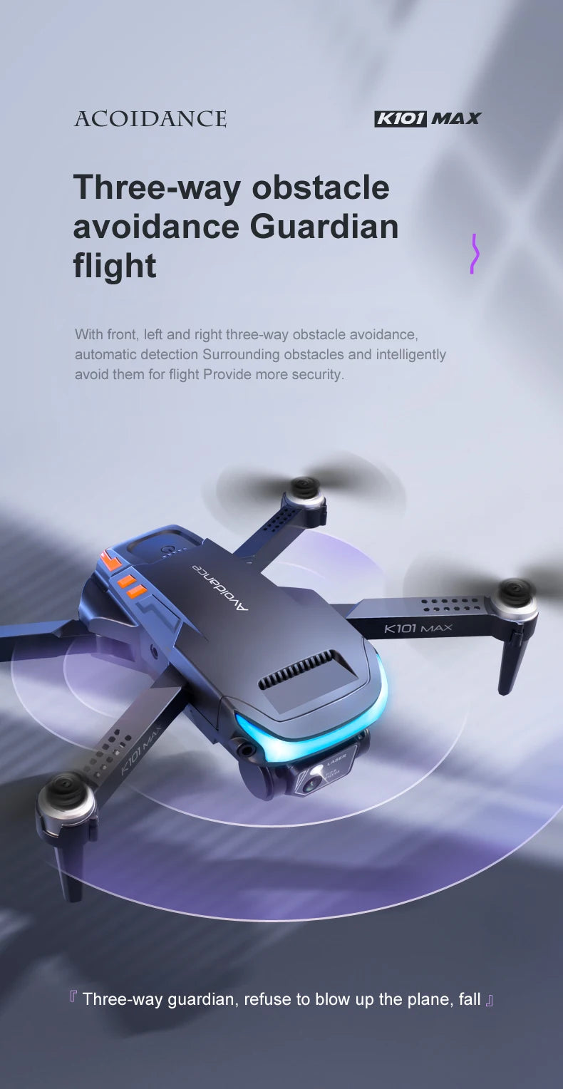 K101 Max Drone, three-