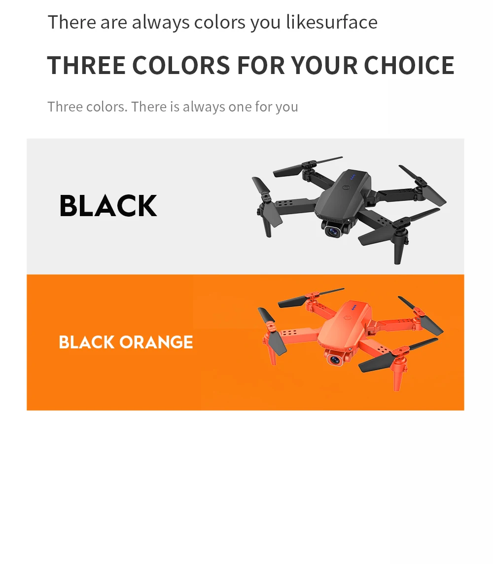 K5 Mini Drone, there are always colors you likesurface three colors for your choice three colors