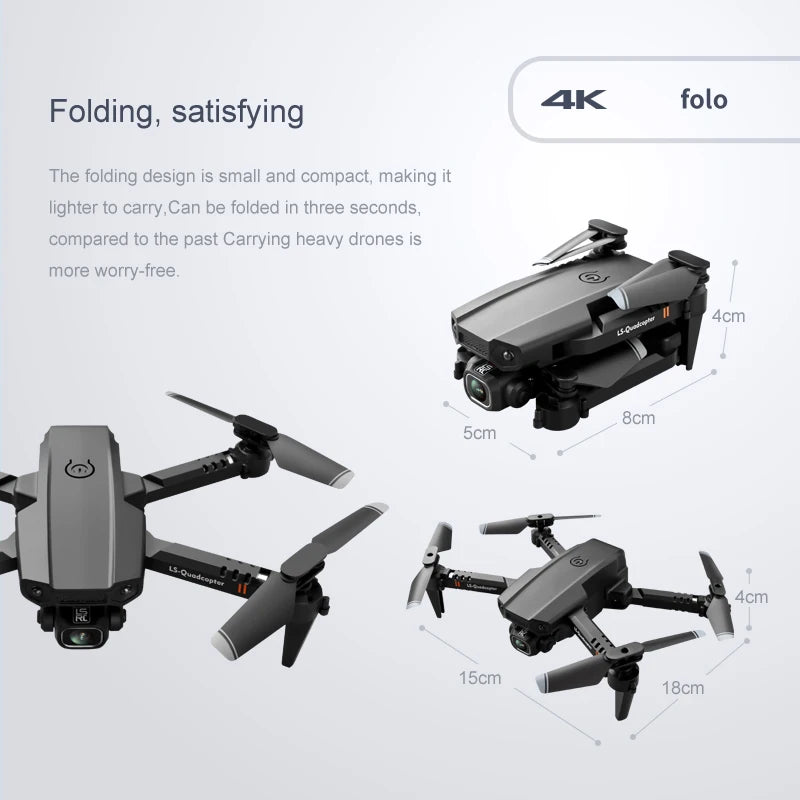 Ls XT6 Mini Drone, 4k folo folding, satisfying the folding design is small compact