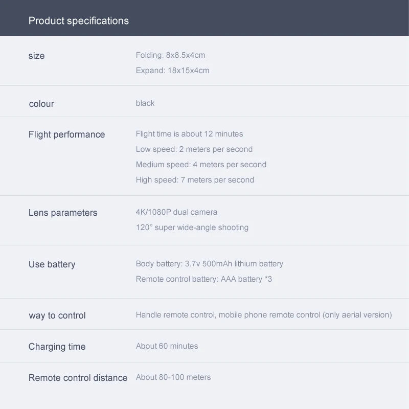 Ls XT6 Mini Drone, super wide-angle shooting use battery body battery: 3.7v 50