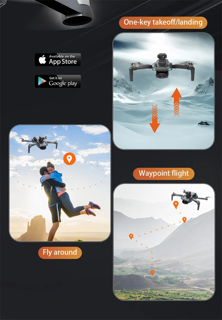 one-key takeoffllanding available on the app store way