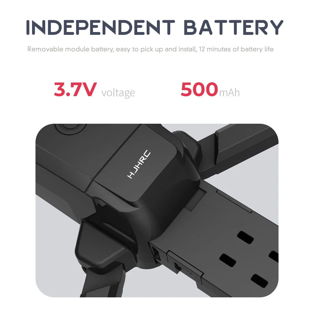 HJ78 Mini Drone, easy to pick up and install; 12 minutes of battery life 3.7