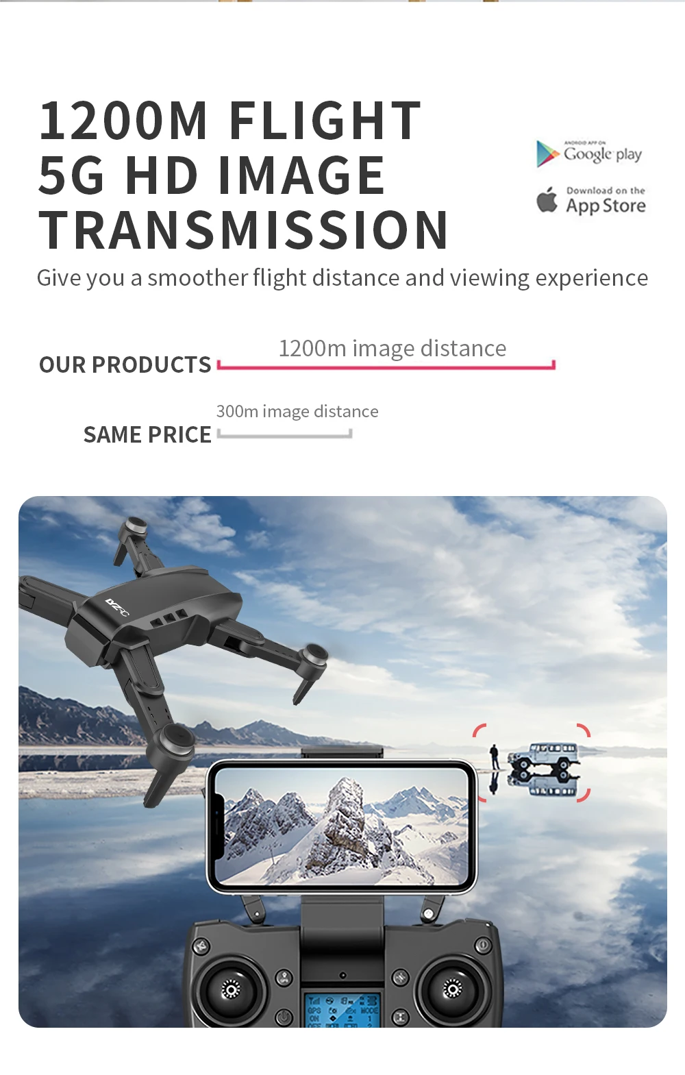 L900 PRO SE Drone, 1200m flight google play 56 hd image download on 
