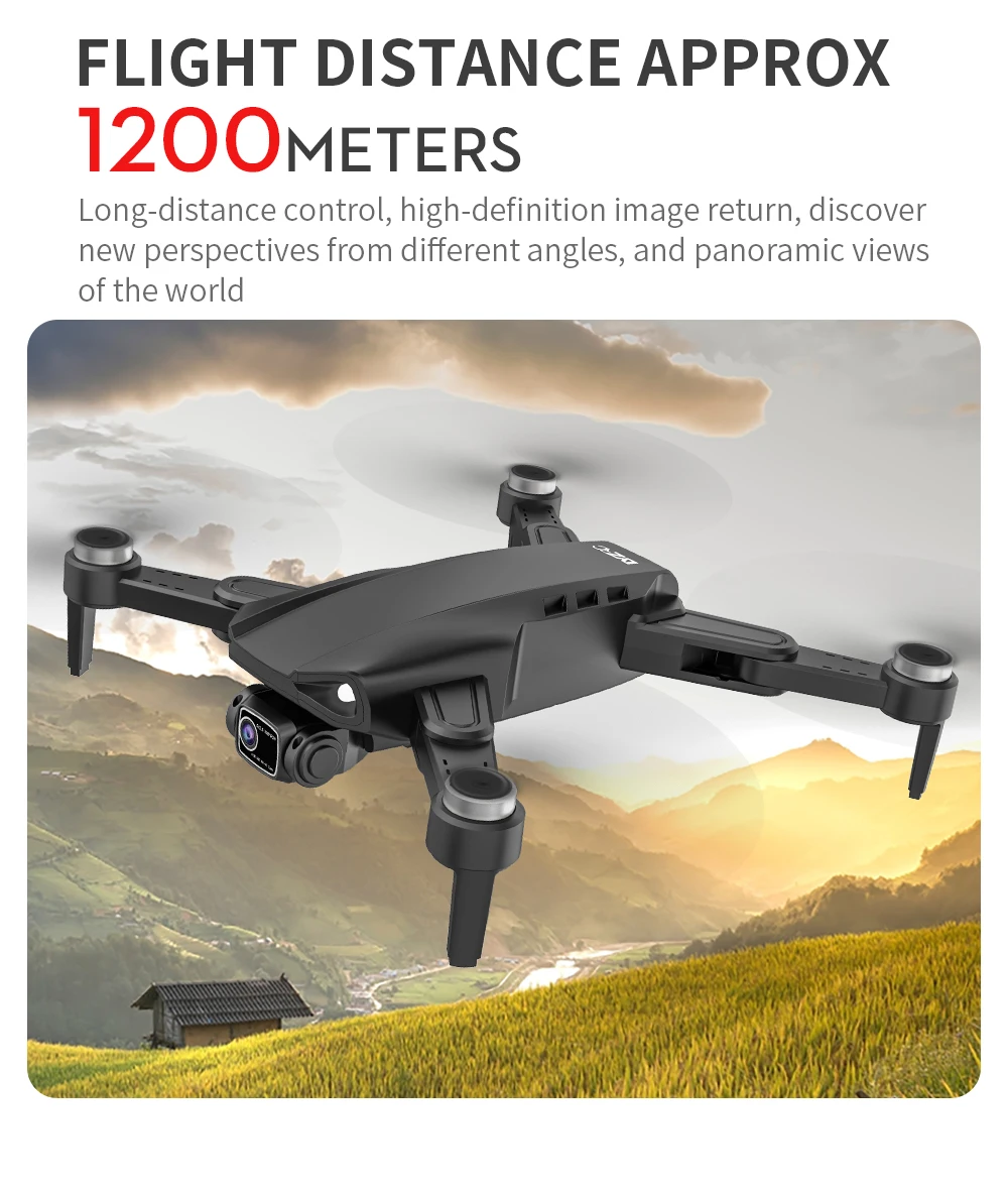 L900 PRO SE Drone, discover new perspectives from different angles, and panoramic views of the world 