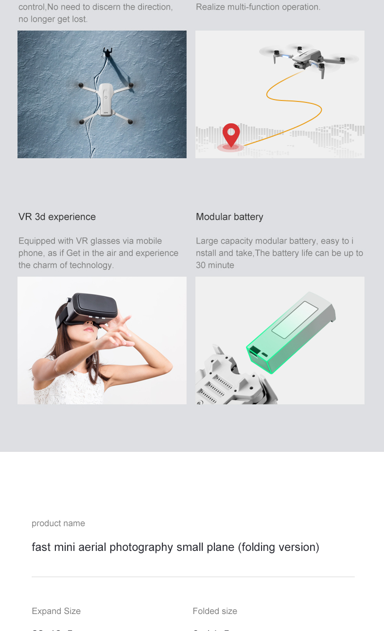 4DRC F8 Drone, 30 minute product name fast mini aerial photography small plane foldable .