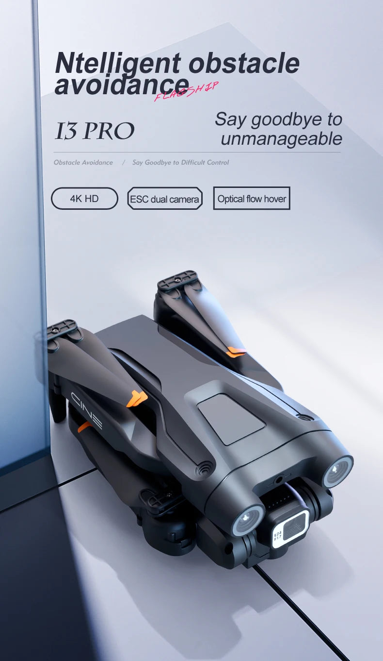 XYRC New i3 Pro Drone, difficult control 4k hd esc dual camera optical filow