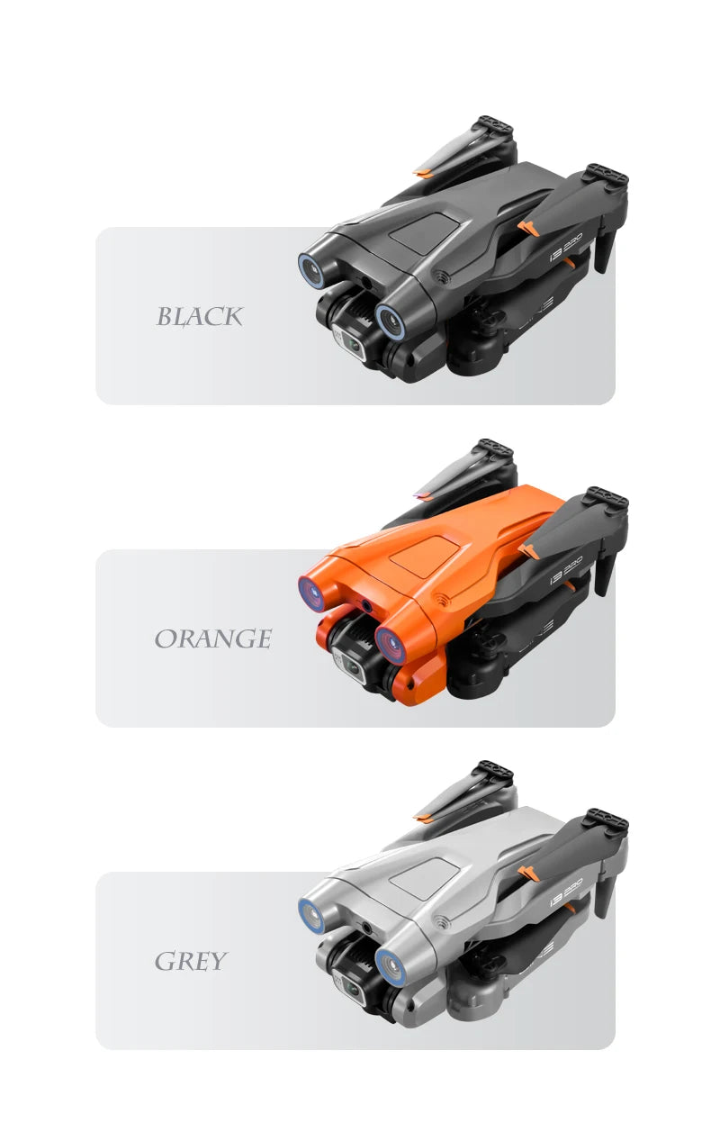 XYRC New i3 Pro Drone, uav is equipped with front left and right three-way
