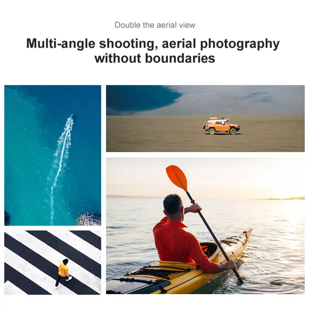 4DRC V9 Drone, double the aerial view multi-angle shooting, aerial photography without