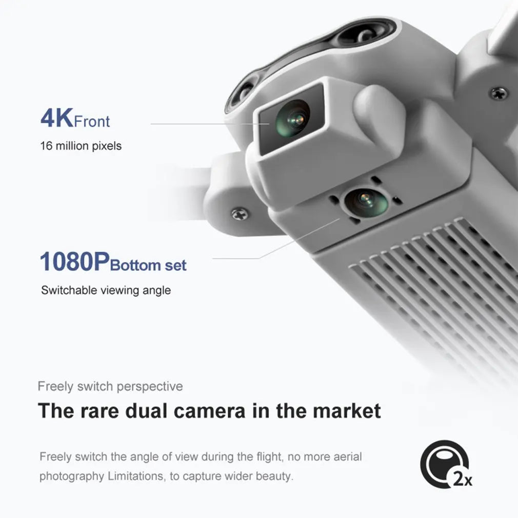 4DRC V9 Drone, rare dual camera in the market freely switch the angle of view during the