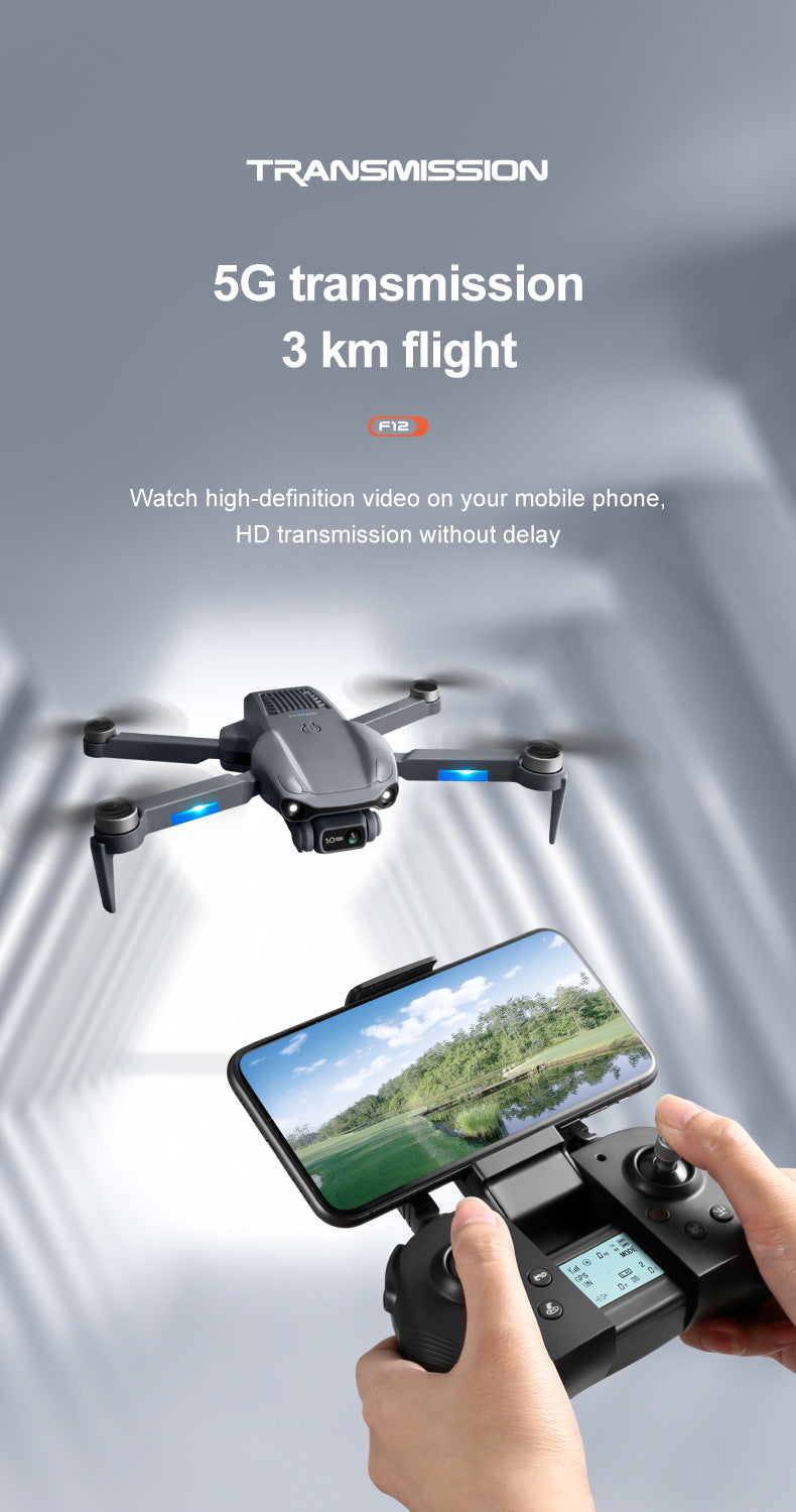 F12 Drone, transmission 5g transmission 3 km flight f1z watch high-