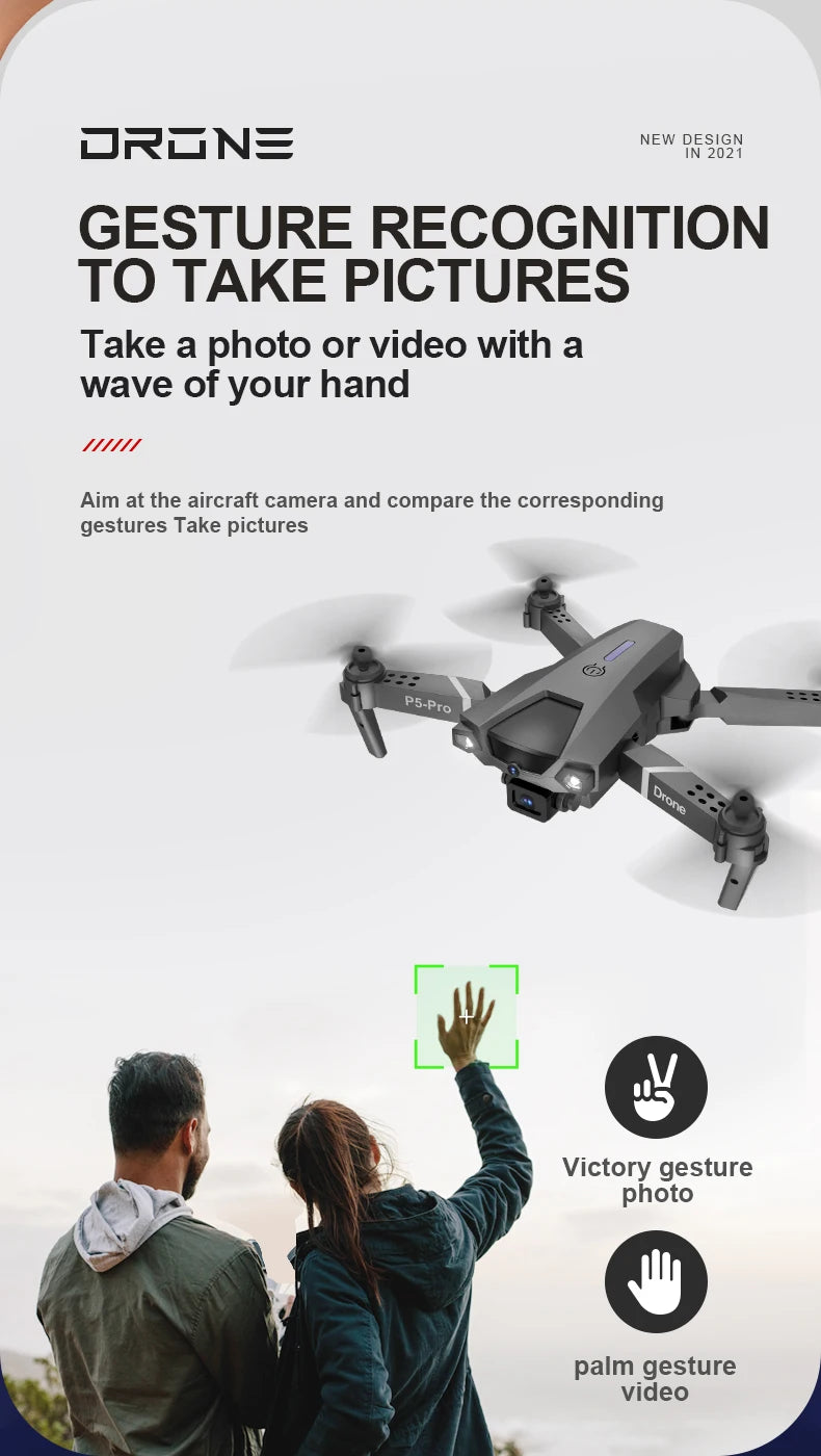 P5 Pro Drone, jrzne new desuc s@n
