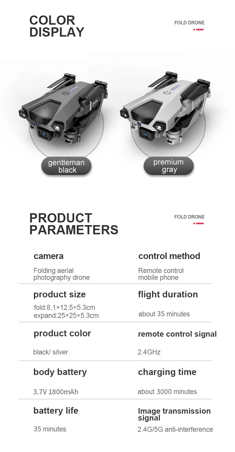 P5 Pro Drone, p5 pro drone features : 8k uhd