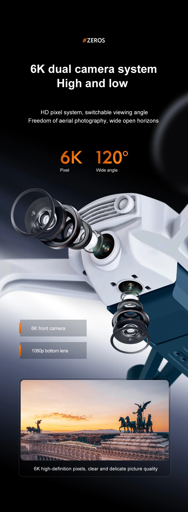 V15 Drone, RC Drones Collapsible